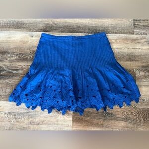 Jcrew eyelet floral skirt NWT